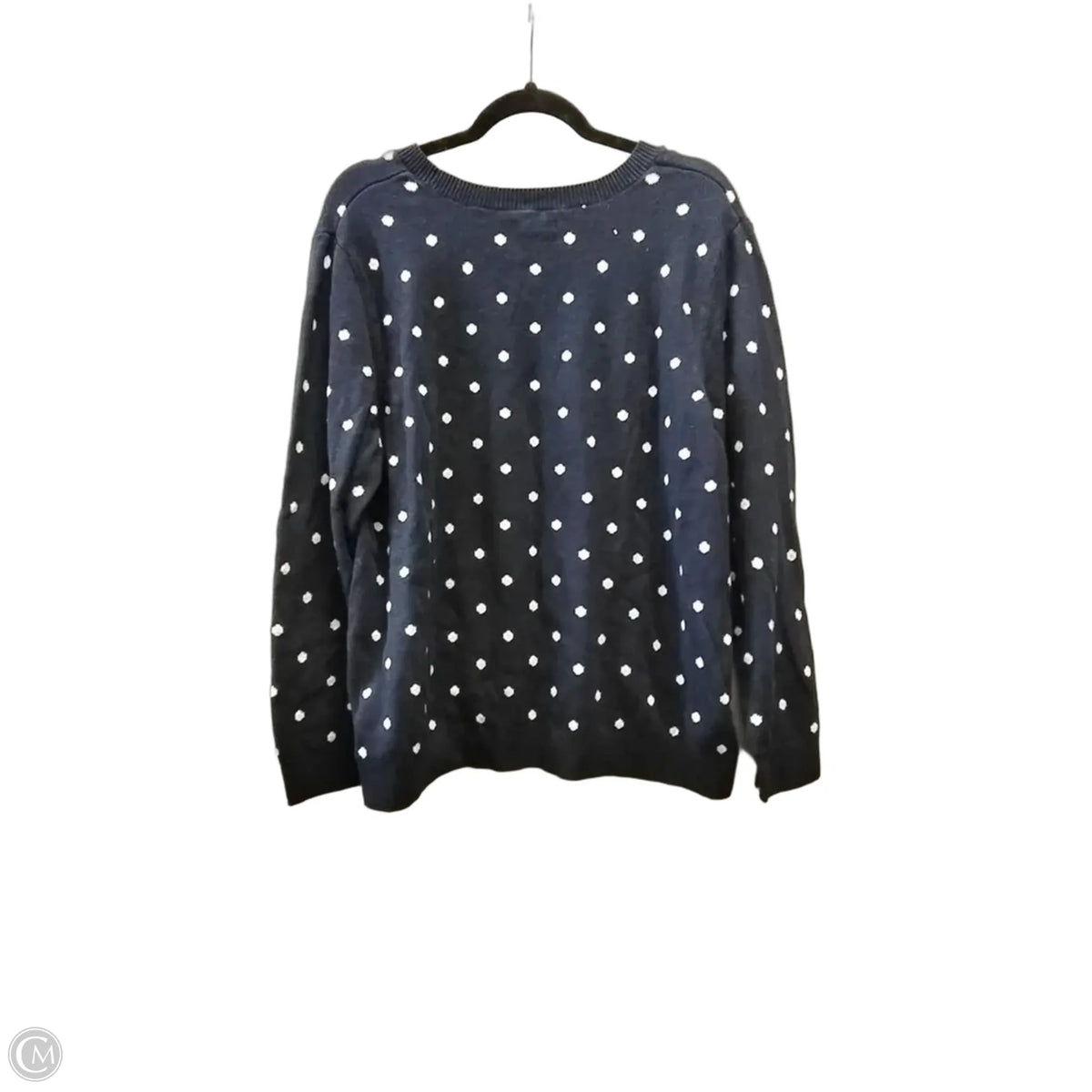 Sweater By Croft And Barrow In Polkadot Pattern, Size: Xxl