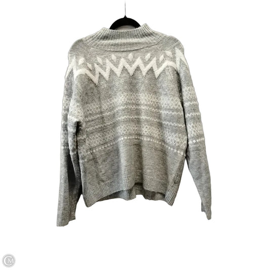 Sweater By Holiday Time In Grey, Size: Xxl