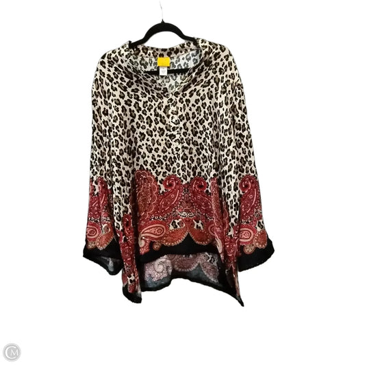 Blouse Long Sleeve By Ruby Rd In Multi-colored, Size: 2x