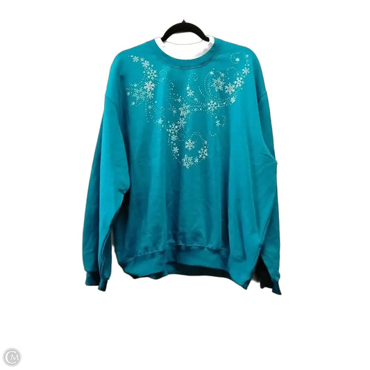 Sweater By Cme In Blue, Size: 2x