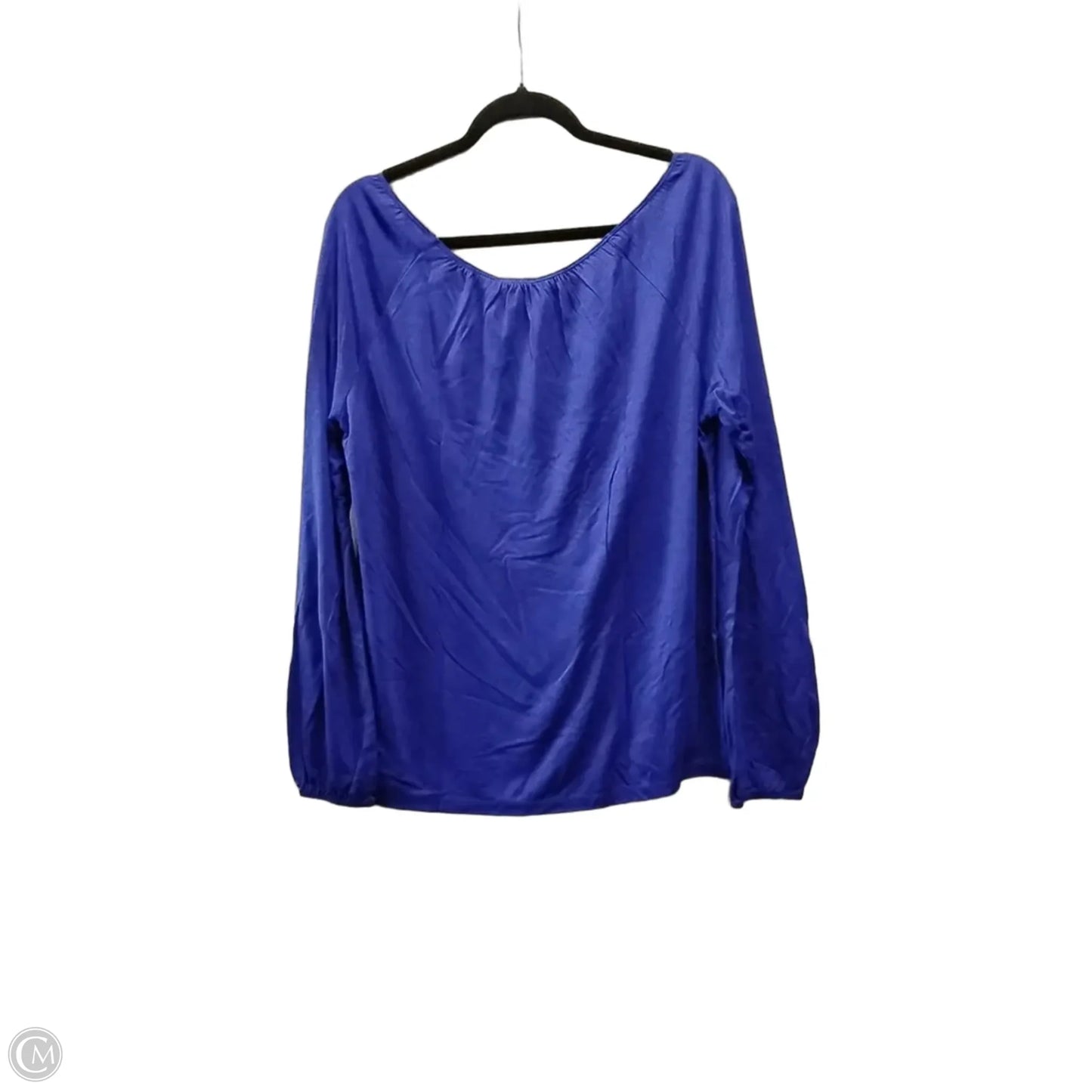 Top Long Sleeve By Talbots In Blue, Size: S