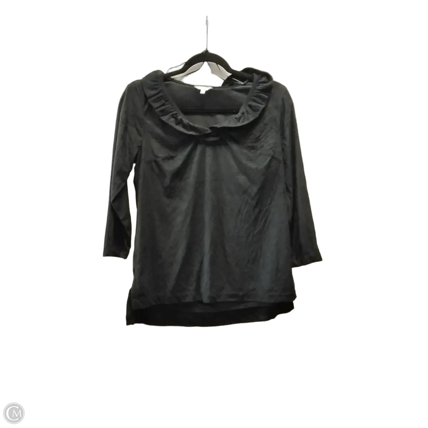 Top Long Sleeve By Crown And Ivy In Black, Size: S