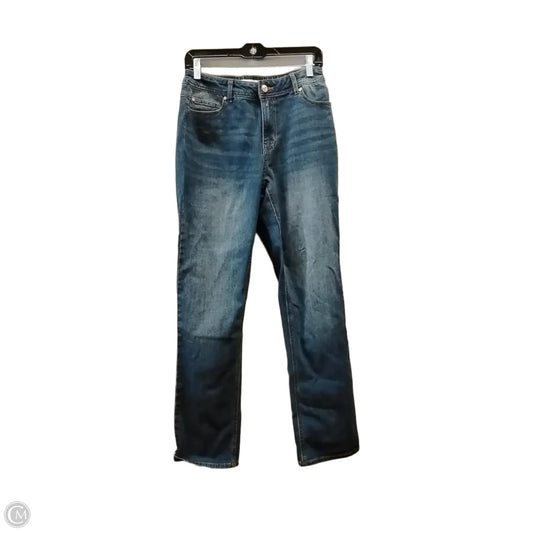 Jeans Straight By Cato In Blue Denim, Size: 8