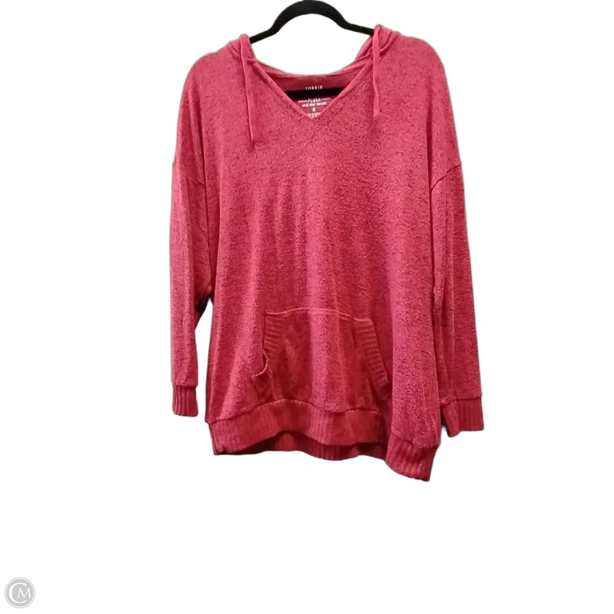 Sweatshirt Hoodie By Torrid In Red, Size: L