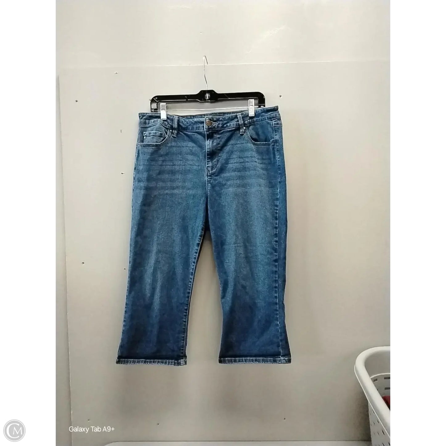 Jeans Cropped By Dg2 In Blue, Size: 16