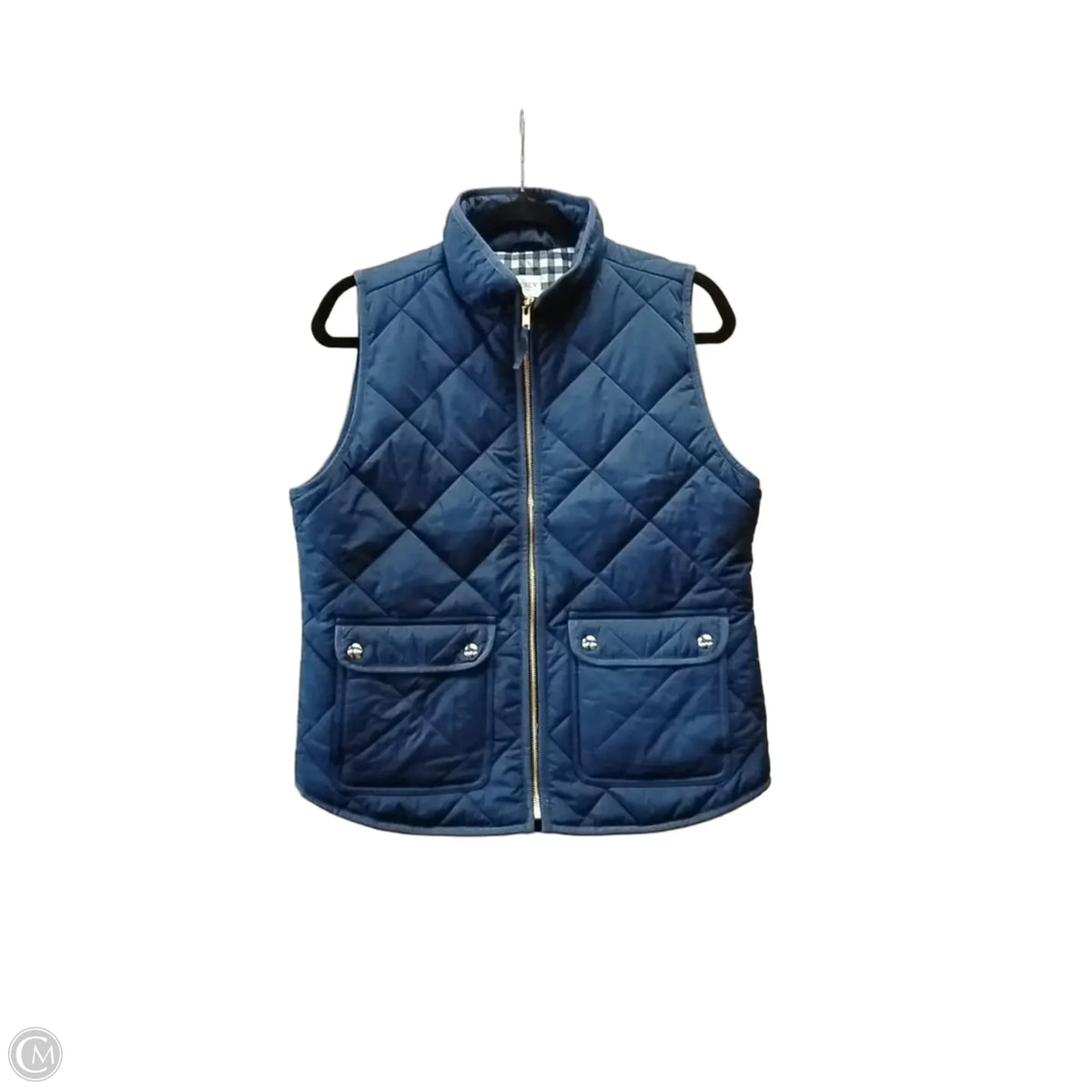 Vest Puffer & Quilted By J. Crew In Blue, Size: S