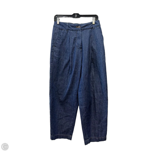 Jeans Wide Leg By Liz Claiborne In Blue Denim, Size: 4