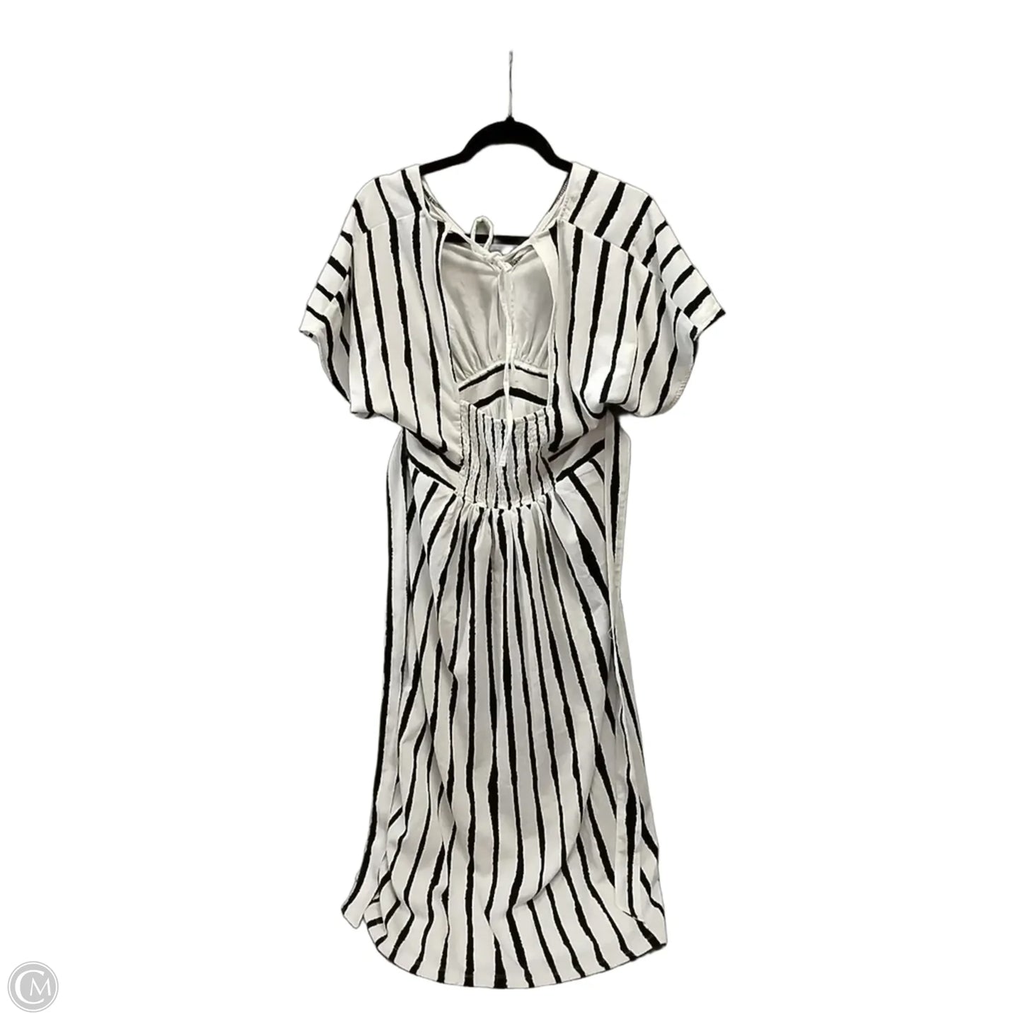 Dress Casual Maxi By Gibson And Latimer In Blue & White, Size: M