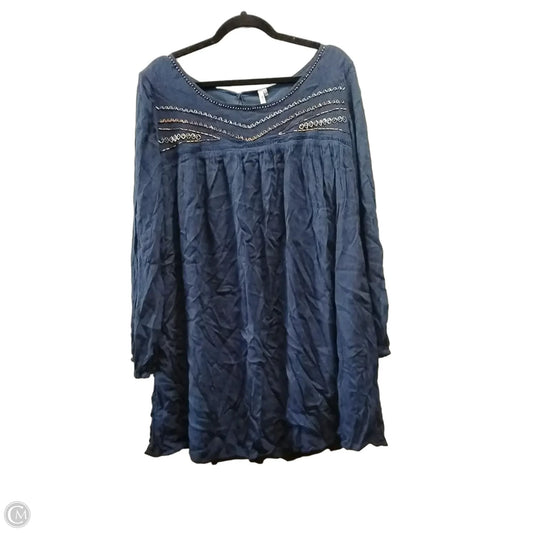 Dress Casual Midi By Mittoshop In Blue, Size: L