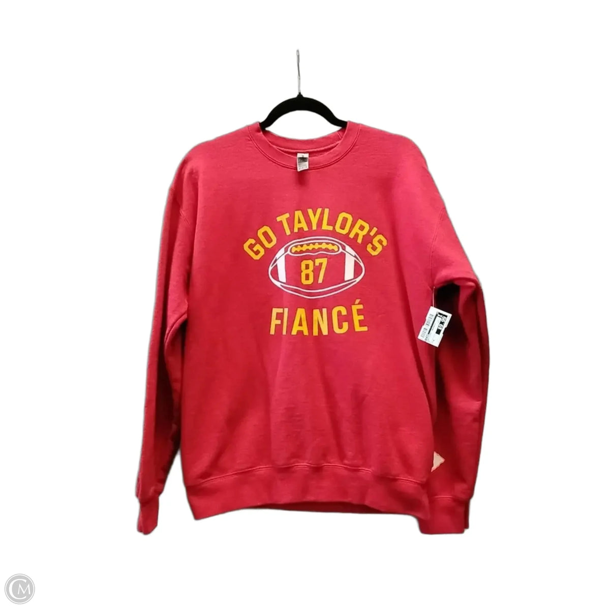 Sweatshirt Crewneck By Gildan In Red, Size: M