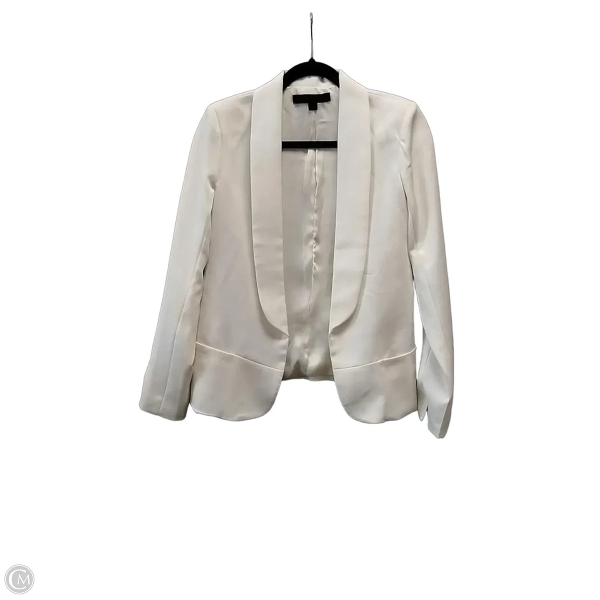 Blazer By Clothes Mentor In White, Size: S