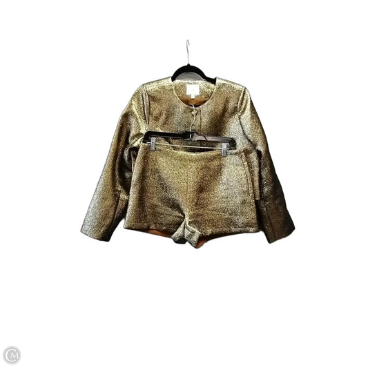 Shorts Set By A Loves A In Gold, Size: M