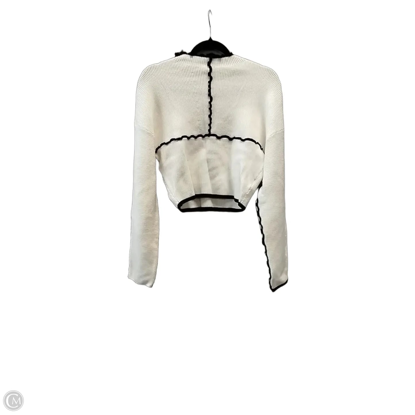 Sweater By Cme In Black & White, Size: M