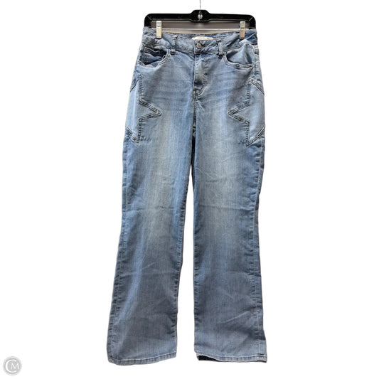 Jeans Straight By Cato In Blue Denim, Size: 8