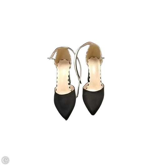 Shoes Heels Block By Clothes Mentor In Black & White, Size: 8.5