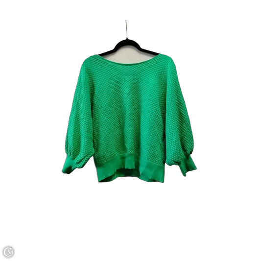 Top 3/4 Sleeve By Marled In Green, Size: Xl