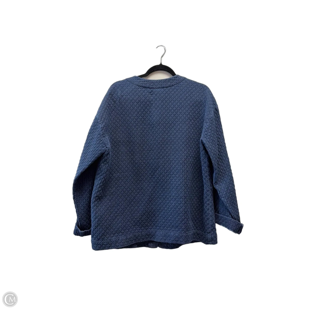 Jacket Puffer & Quilted By Pure Jill In Blue, Size: M