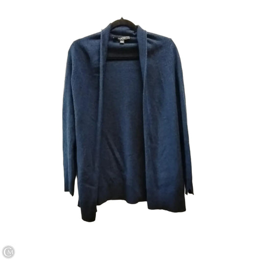 Sweater Cardigan Cashmere By Saks Fifth Avenue In Blue, Size: Xs