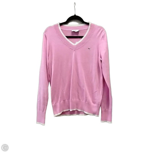 Sweater By Vineyard Vines In Pink, Size: S