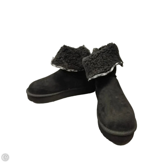 Boots Mid-calf Flats By Cme In Black, Size: 10