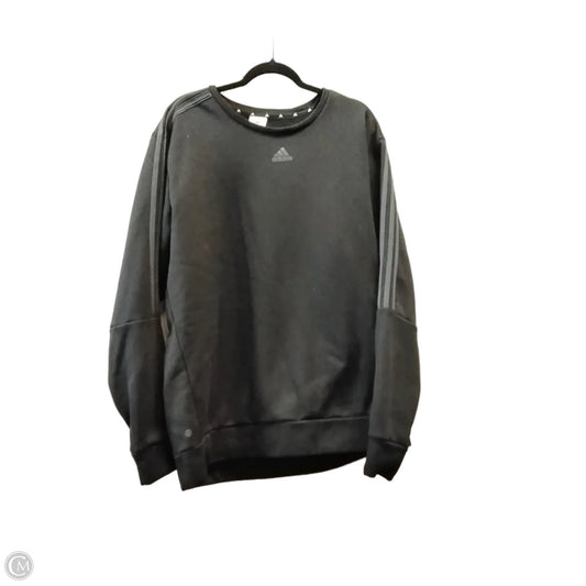 Sweatshirt Crewneck By Adidas In Black, Size: Xl