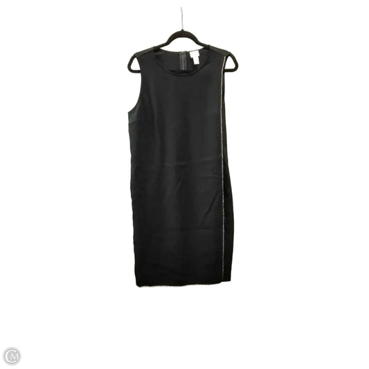 Dress Casual Midi By Chicos In Black, Size: M