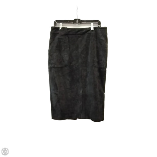 Skirt Midi By Ivanka Trump In Black, Size: 12