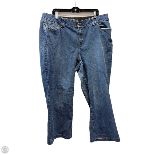 Jeans Boot Cut By Lane Bryant In Blue Denim, Size: 20