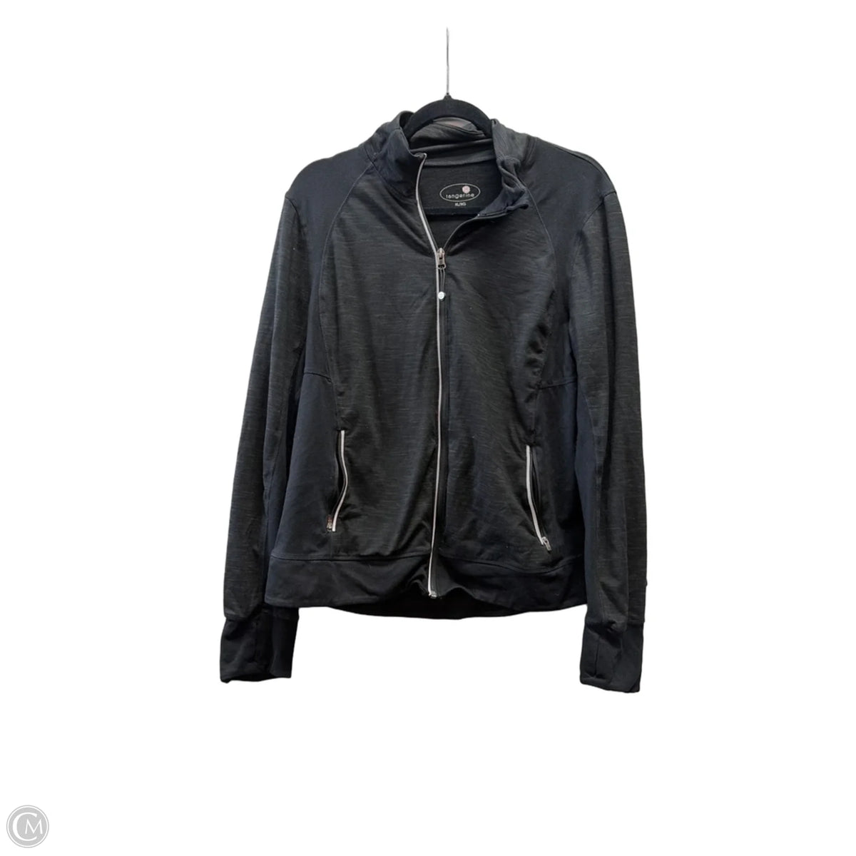 Athletic Jacket By Tangerine In Grey, Size: Xl