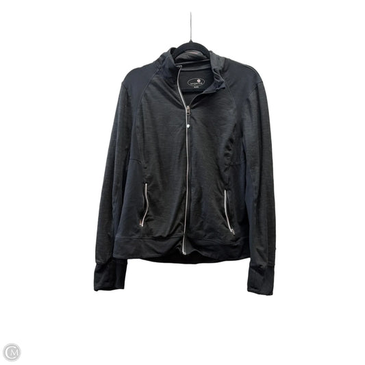 Athletic Jacket By Tangerine In Grey, Size: Xl