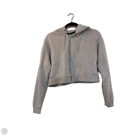 Athletic Jacket By Under Armour In Grey, Size: S