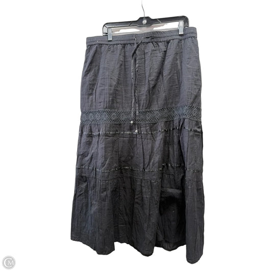 Skirt Maxi By Cme In Black, Size: 3x