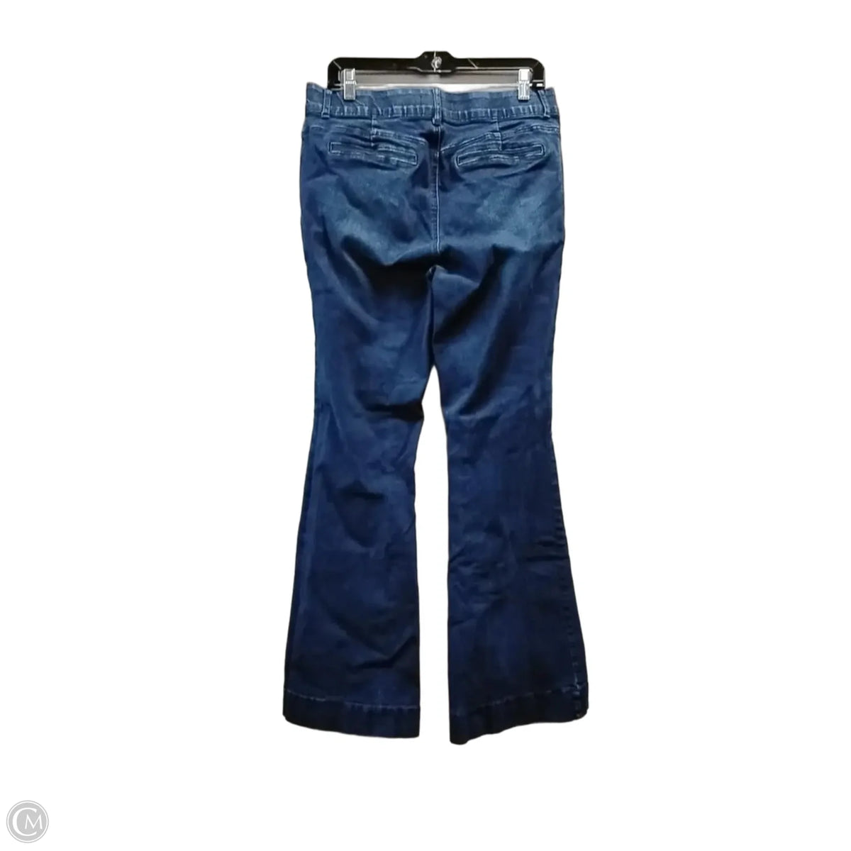 Jeans Flared By Clothes Mentor In Blue Denim, Size: 12