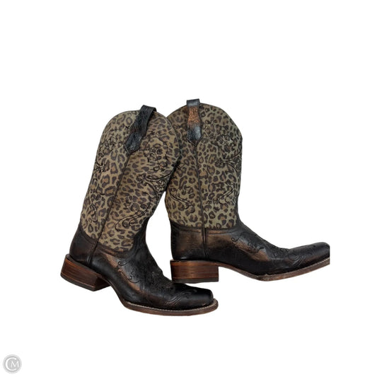 Boots Western By Cme In Animal Print, Size: 8.5