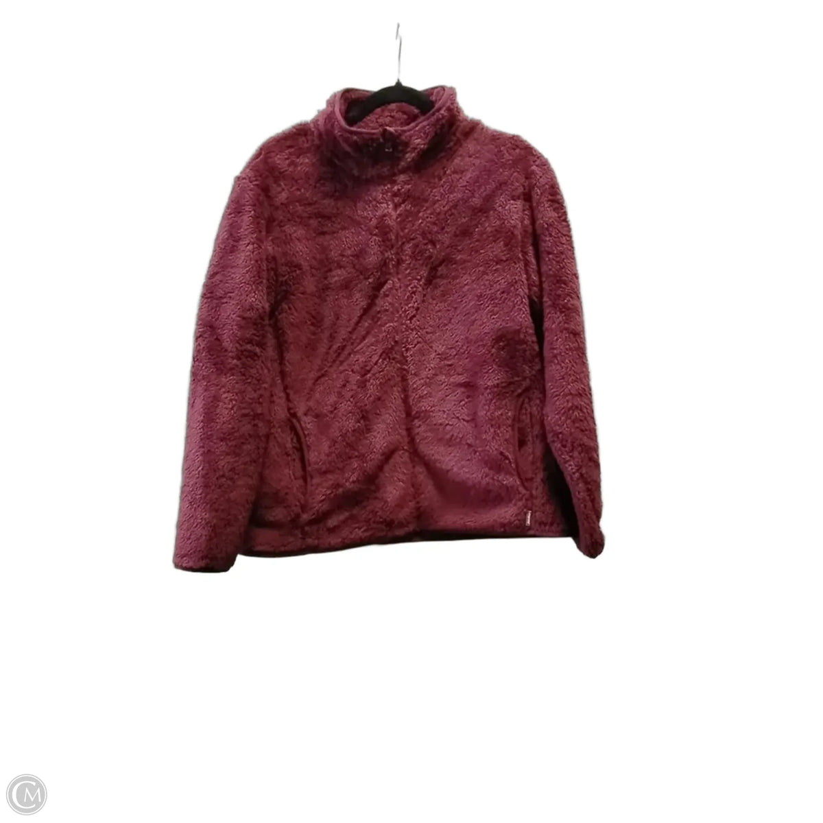 Jacket Fleece By Eddie Bauer In Red, Size: L