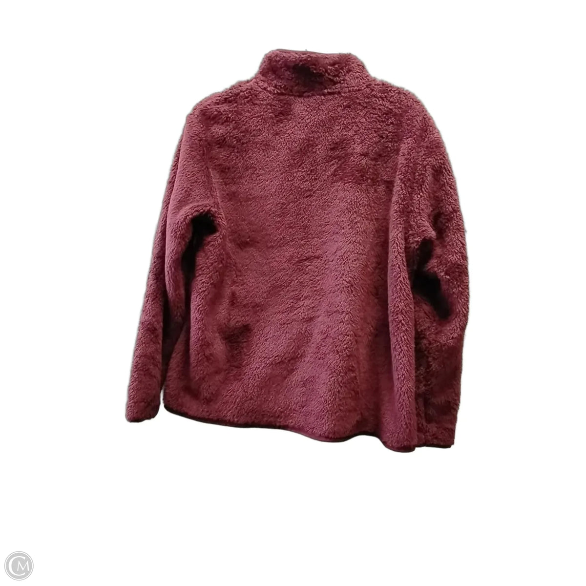 Jacket Fleece By Eddie Bauer In Red, Size: L
