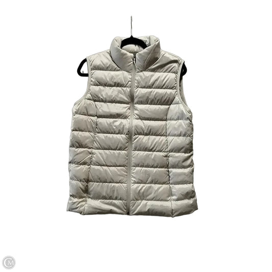 Vest Puffer & Quilted By Eddie Bauer In Grey, Size: L