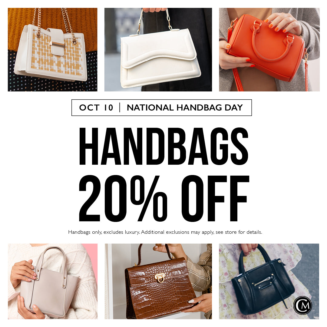 National Handbag Day Sale 20% off